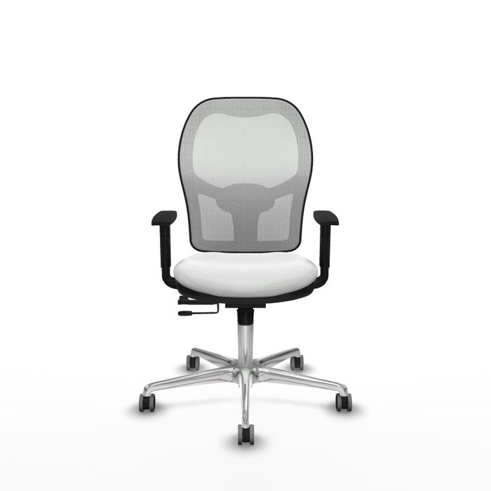 PIQUERAS Y CRESPO Silla de oficina Jorquera con mecanismo Sincro/Traslack en Blanco