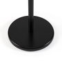Versa Perchero Negro con Puntas de Madera 30x180 cm