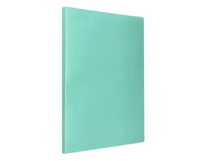 Liderpapel Carpeta Escaparate 20 Fundas Polipropileno DIN A4 Verde Manzana Opaco