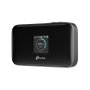 TP-Link M7750 V1 Router Móvil 4G LTE Portátil con Wi-Fi AC (802.11ac), Pantalla TFT 1.44", Batería 3280 mAh, NanoSIM, Negro