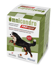 Hifarmax Omnicondro Pro Rapid 60 cápsulas, Suplemento Articular para Perros con Glucosamina y Condroitina