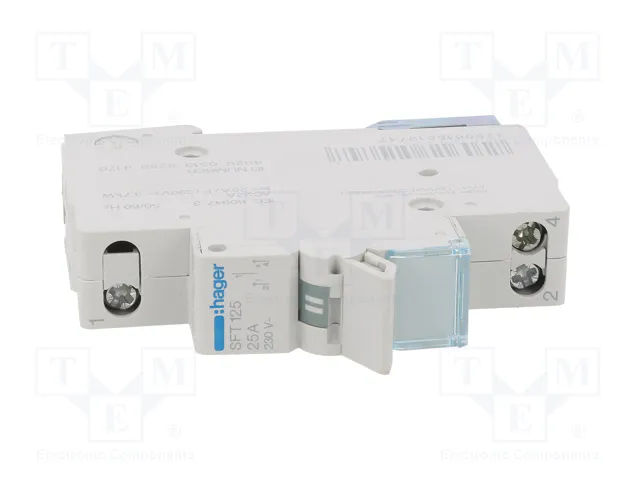 HAGER Interruptor de grúa SP3T 25A 230VAC gris HAGER Interruptor de grúa SP3T 25A 230VAC gris