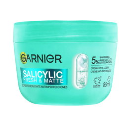 Garnier Salicylic Fresh & Matte Sorbete Hidratante Antiimperfecciones Efecto Matificante 24h - Crema Facial 85 ml
