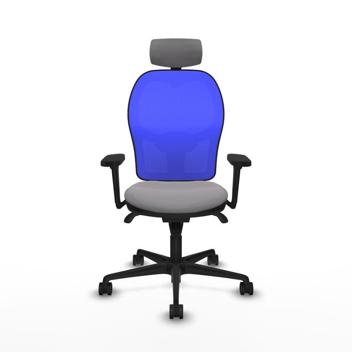 PIQUERAS Y CRESPO Silla de oficina Jorquera Gris y Azul