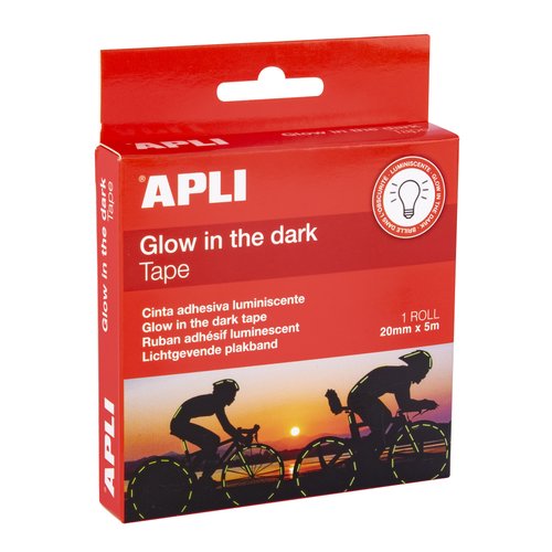 APLI Cinta Adhesiva Luminiscente 20 mm x 5 m APLI Cinta Adhesiva Luminiscente 20 mm x 5 m