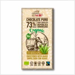 CHOCOLATES SOLE Chocolate Negro 73% con Agave 100g Ecológico Sin Gluten