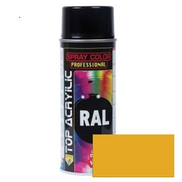 TOP ACRYLIC Spray Acrílico Ral-1004 400ml Amarillo Dorado Mate