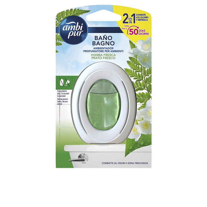 Ambi Pur Ambientador para Baño Hierba Fresca 50 días Ambi Pur Ambientador para Baño Hierba Fresca 50 días