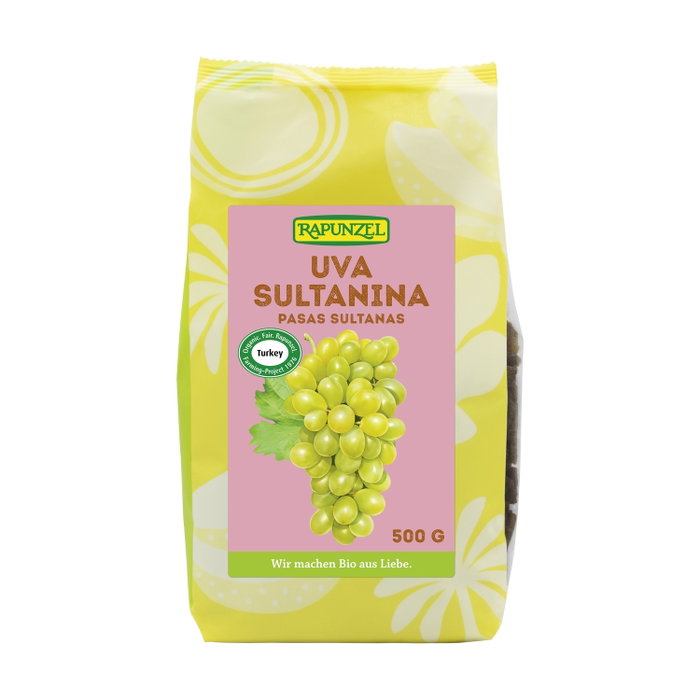 Rapunzel Pasas Sultanas BIO 500g - Frutos Secos Del Sol Rapunzel Pasas Sultanas BIO 500g - Frutos Secos Del Sol