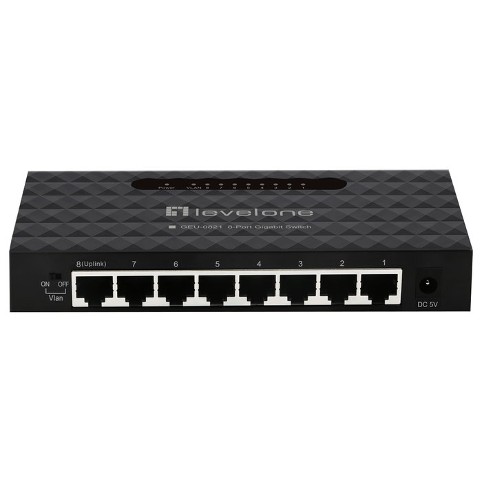 Level One GEU-0821 Switch de 8 puertos Gigabit Ethernet