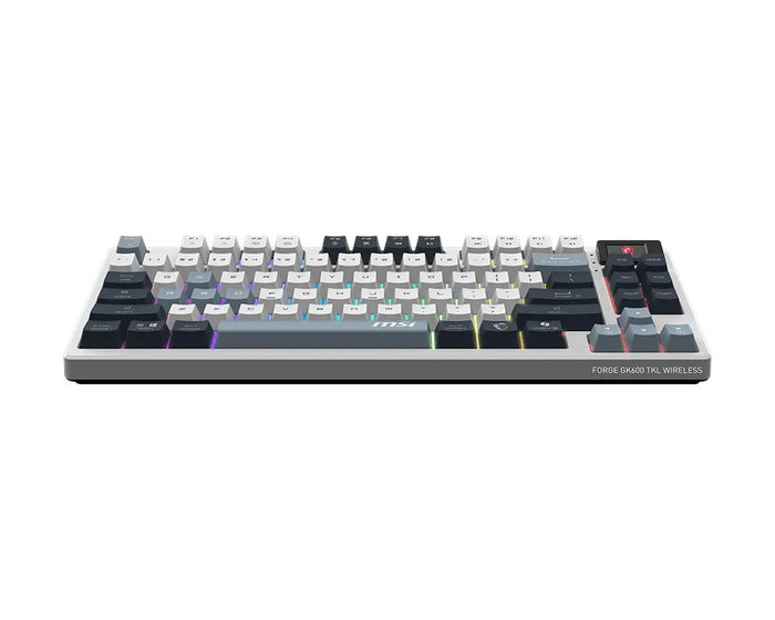 MSI Forge GK600 TKL Wireless SKY US Blanco-Gris MSI Forge GK600 TKL Wireless SKY US Blanco-Gris