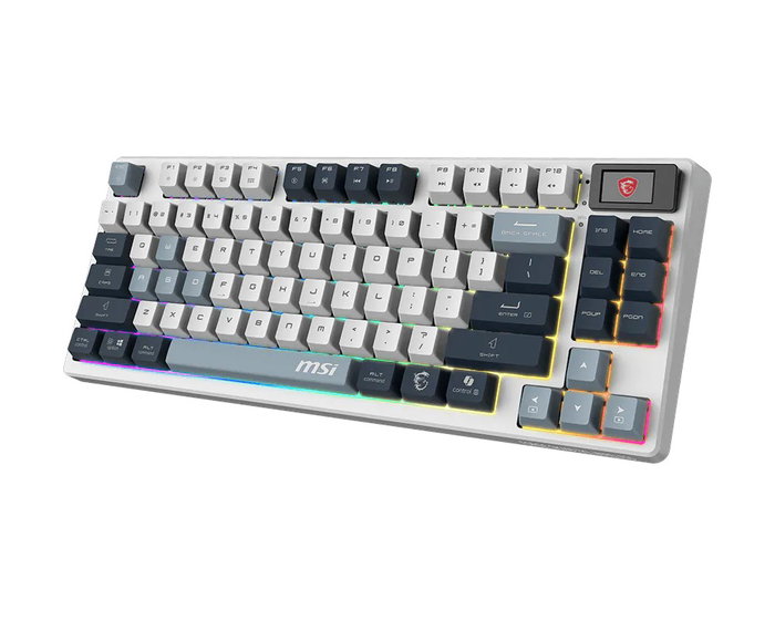 MSI Forge GK600 TKL Wireless SKY US Blanco-Gris MSI Forge GK600 TKL Wireless SKY US Blanco-Gris