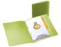 Liderpapel Carpeta de 2 anillas redondas 15 mm Verde translúcido DIN A4