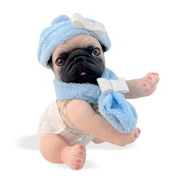 Berjuan Perro Pug Canela Peluche 60110-24 35 cm