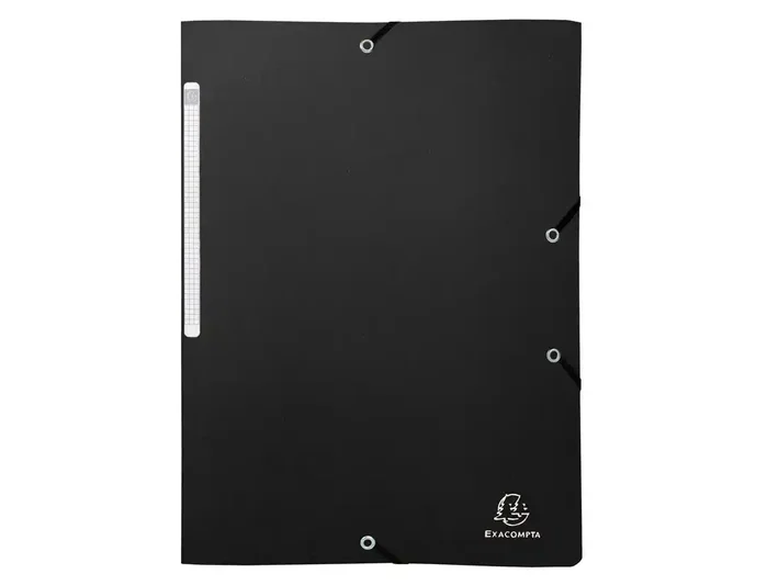 Exacompta Carpeta de polipropileno reciclado con tres solapas y gomas, Din A4, 4 unidades surtidas Exacompta Carpeta de polipropileno reciclado con tres solapas y gomas, Din A4, 4 unidades surtidas