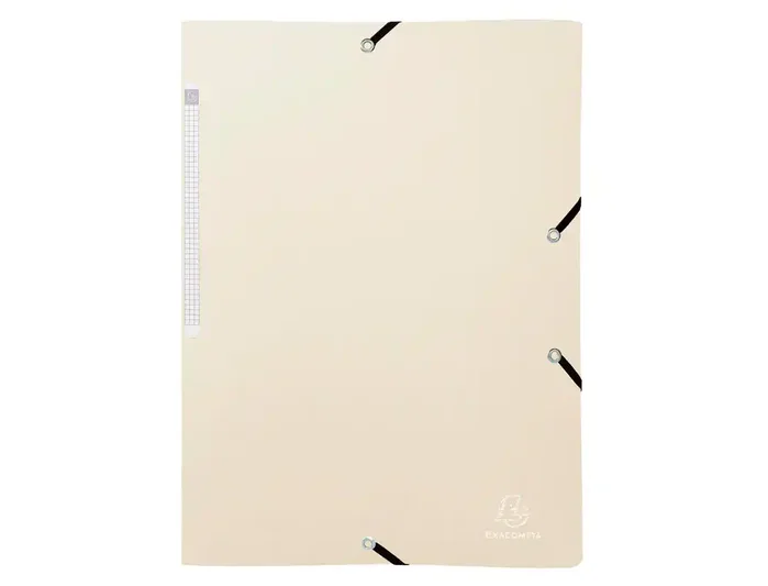 Exacompta Carpeta de polipropileno reciclado con tres solapas y gomas, Din A4, 4 unidades surtidas Exacompta Carpeta de polipropileno reciclado con tres solapas y gomas, Din A4, 4 unidades surtidas