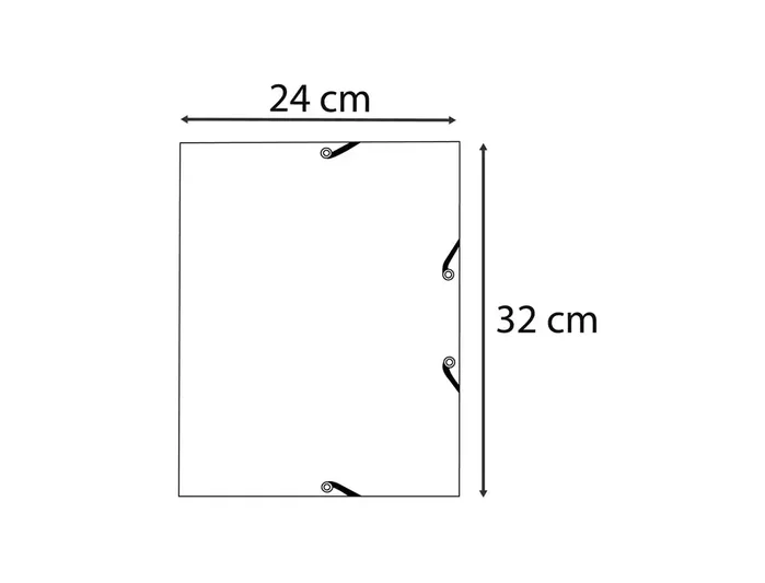 Exacompta Carpeta de polipropileno reciclado con tres solapas y gomas, Din A4, 4 unidades surtidas Exacompta Carpeta de polipropileno reciclado con tres solapas y gomas, Din A4, 4 unidades surtidas
