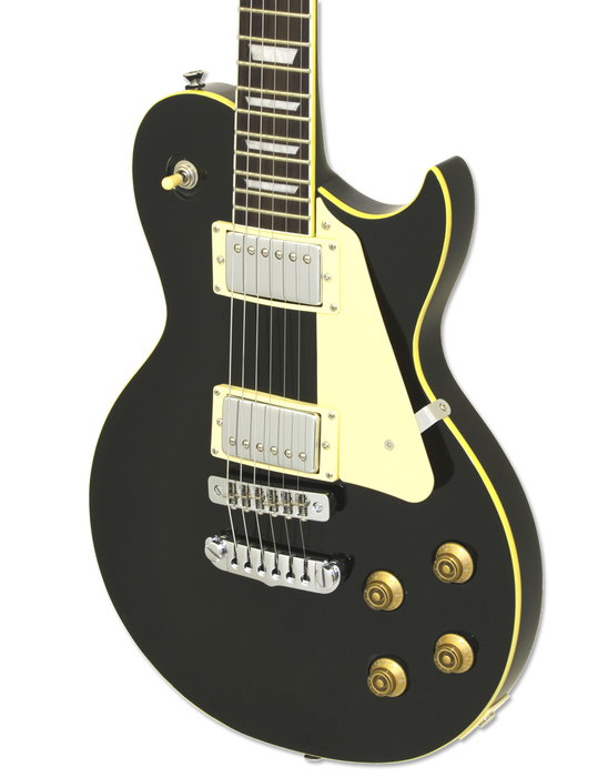 Guitarra Eléctrica Aria Serie Pe 350 setd Agbk Negra Guitarra Eléctrica Aria Serie Pe 350 setd Agbk Negra