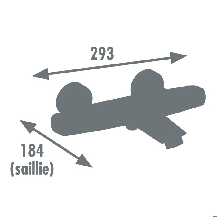 Edouard Rousseau Mezclador Termostático Baño y Ducha Nanka Cromo AAAPS00337