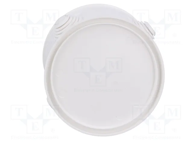 ELEKTRO-PLAST NASIELSK Caja de conexiones blanca con diafragmas de membranas ELEKTRO-PLAST NASIELSK Caja de conexiones blanca con diafragmas de membranas
