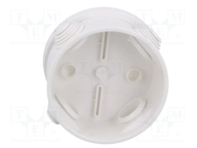 ELEKTRO-PLAST NASIELSK Caja de conexiones blanca con diafragmas de membranas ELEKTRO-PLAST NASIELSK Caja de conexiones blanca con diafragmas de membranas