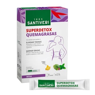 SANTIVERI SUPERDETOX quemagrasas 7sticks SANTIVERI SUPERDETOX quemagrasas 7sticks