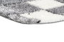 DKD Home Decor Alfombra Moderno Gris Blanco 90 x 2 x 60 cm (2 Unidades) Poliéster