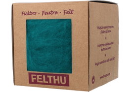 Felthu Fieltro de lana turquesa