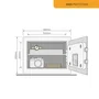 Yale YSEB/250/EB1 Caja fuerte de seguridad con cerradura electrónica y huella dactilar H.25 x W.35 x D.30 cm