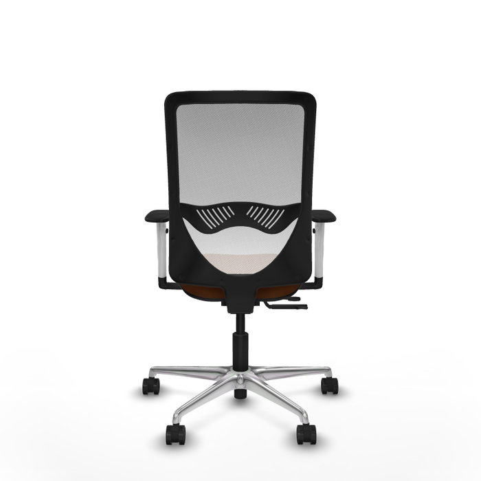 PIQUERAS Y CRESPO Silla de oficina Zulema con mecanismo Sincro/Traslack, Marrón y Blanco PIQUERAS Y CRESPO Silla de oficina Zulema con mecanismo Sincro/Traslack, Marrón y Blanco