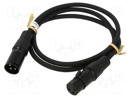 GOOBAY Cable XLR macho 3pin a XLR hembra 3pin 1m
