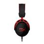 HyperX 4P5L1AM Auriculares Gaming con Micrófono, Rojo
