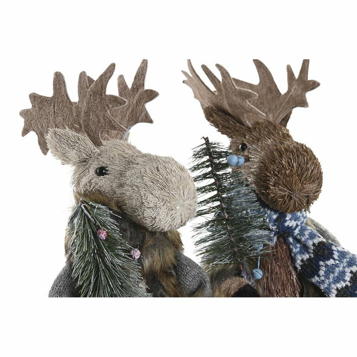 DKD Home Decor Figura Natural Porexpán RENO Surtido de 2
