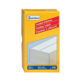 AVERY Zweckform Frankieretiketten Etiquetas de dirección 163,0 x 43,0 mm