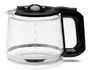 Orbegozo CG 6015 Cafetera de Goteo Programable con Reloj Digital, 15 Tazas (1.5L), Panel Táctil LED, Filtro Permanente, Negro y Acero Inoxidable