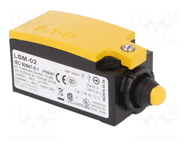 EATON ELECTRIC LSM-02 Interruptor de fin de carrera NC x2