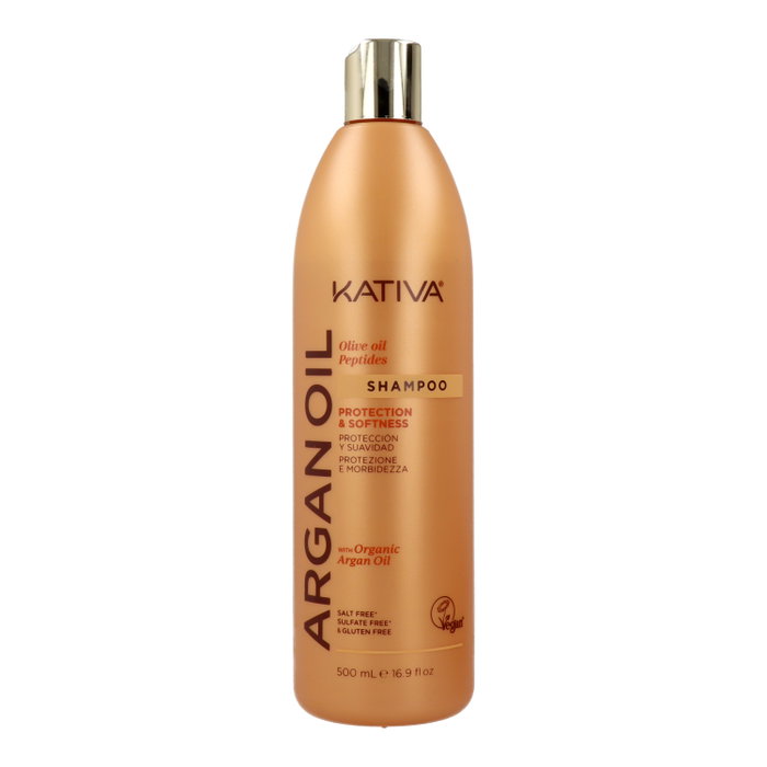 Kativa Argan Oil Champú 550 ml para Cabello Dañado
