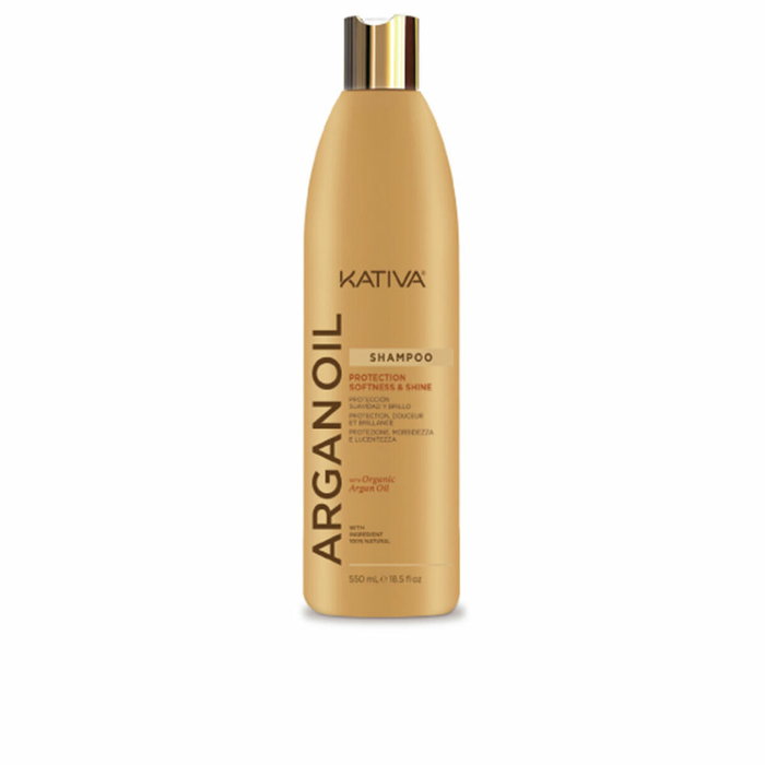 Kativa Argan Oil Champú 550 ml para Cabello Dañado