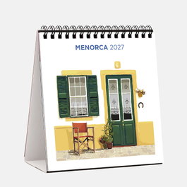 TRIANGLE POSTALS Calendario de sobremesa 2027 Blau Menorca (14x15 cm) inevitable