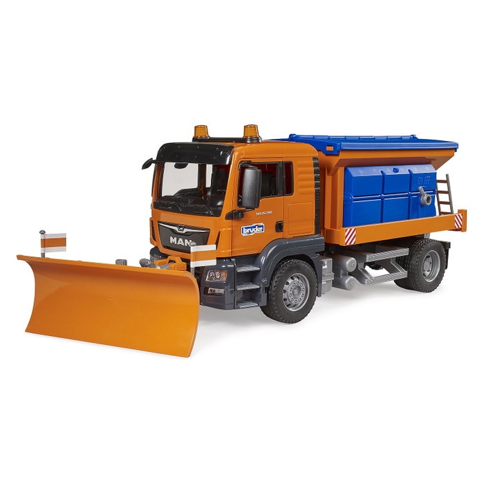 bruder MAN TGS Winterdienst mit Rumschild