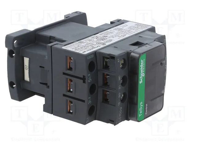 Schneider Electric LC1D09G7 TeSys D Contactor 3-polar 9A 120VAC
