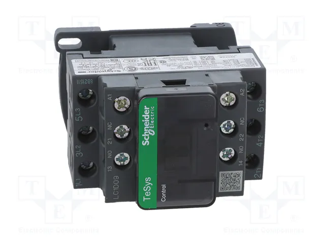 Schneider Electric LC1D09G7 TeSys D Contactor 3-polar 9A 120VAC