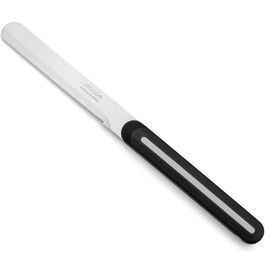 Arcos Cuchillo Desayuno Hoja Curva 100 mm Negro-Blanco Acero Inoxidable NITRUM®