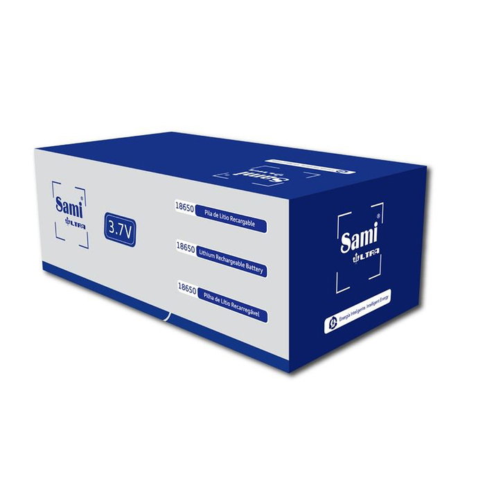 SAMI Pila Ultra recargable 18650 Li-ion 3.7V 9250mWh