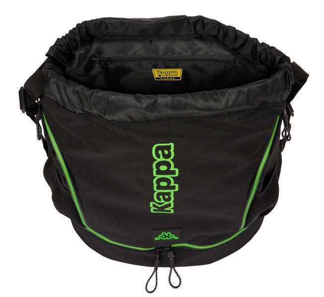 Mochila Saco Infantil Kappa Black Negro 35 x 40 x 1 cm Mochila Saco Infantil Kappa Black Negro 35 x 40 x 1 cm
