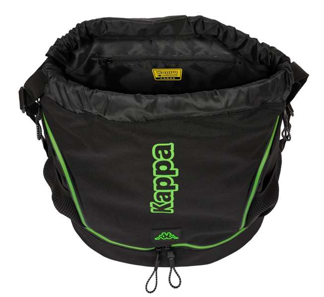 Mochila Saco Infantil Kappa Black Negro 35 x 40 x 1 cm Mochila Saco Infantil Kappa Black Negro 35 x 40 x 1 cm