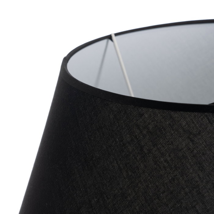 Lámpara Mesa Blanco-Negro Cerámica 50 X 50 X 73 cm