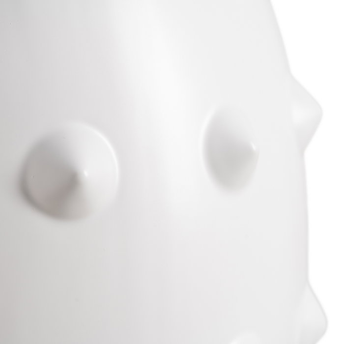 Lámpara Mesa Blanco-Negro Cerámica 50 X 50 X 73 cm