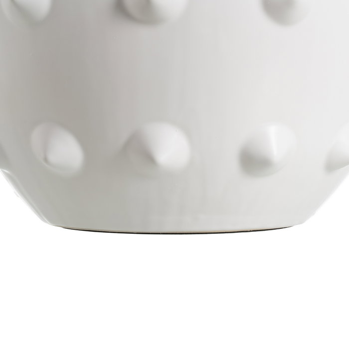 Lámpara Mesa Blanco-Negro Cerámica 50 X 50 X 73 cm