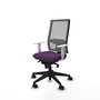 PIQUERAS Y CRESPO Silla de oficina Horna con Mecanismo Sincro, Morado y Gris